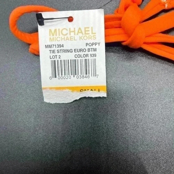Michael Kors string bikini bottom size small NWT - Picture 5 of 7